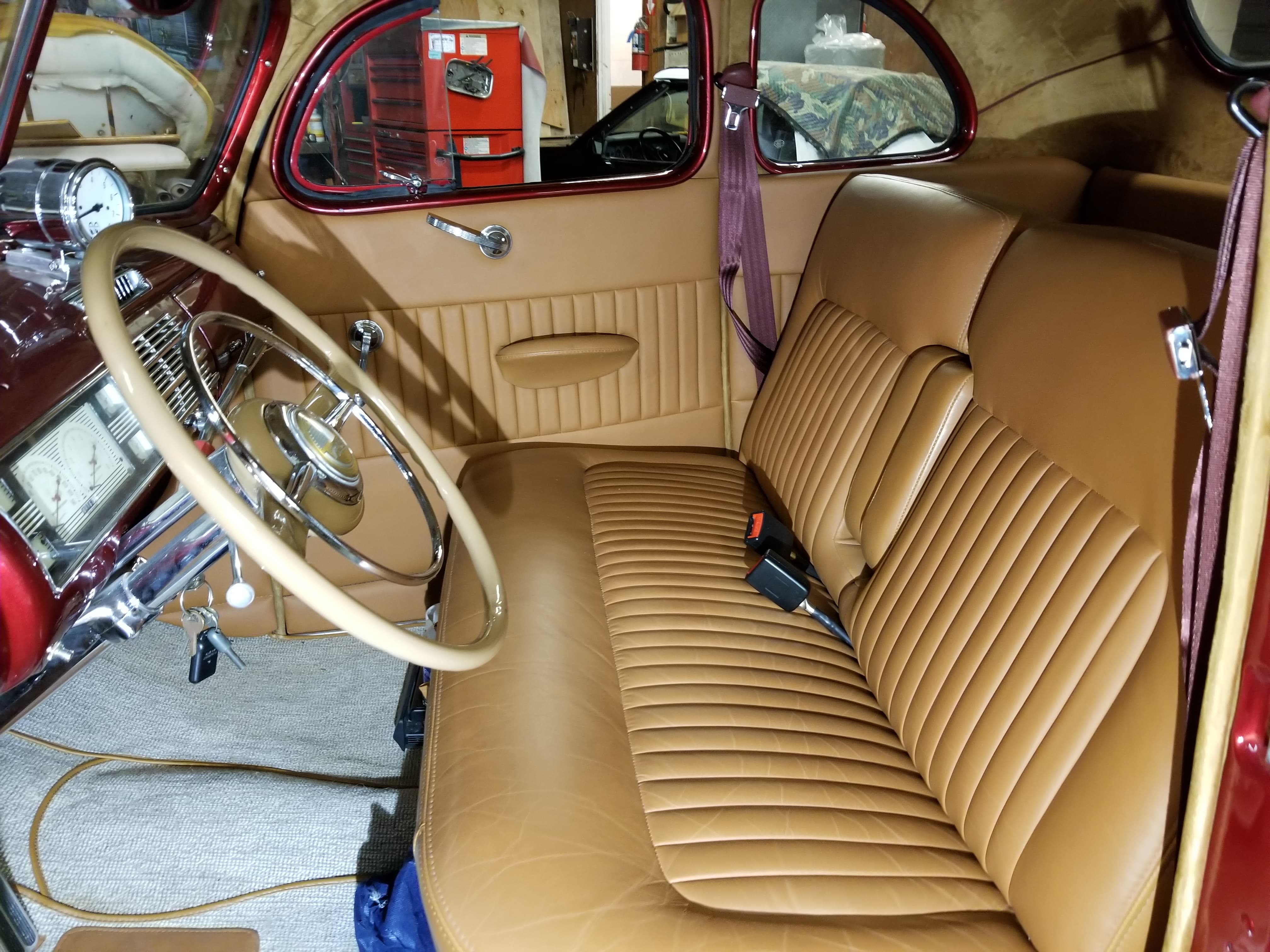 Vintage Car Interior Upholstery